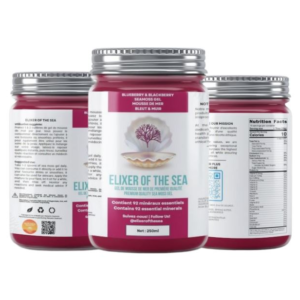 Blueberry and Blackberry Seamoss Gel